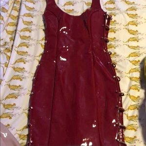 Red Latex dress